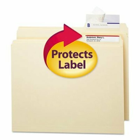 SMEAD Smead, Seal & View File Folder Label Protector, Clear Laminate, 3-1/2x1-11/16, 100PK 67600